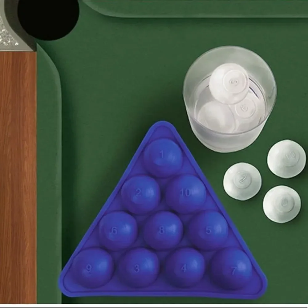 🎱2/$20 🆕 Ice Mold Ice Pool Rack - Picture 1 of 5